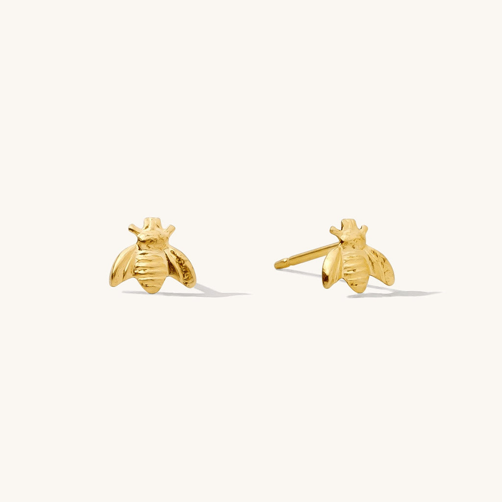 Honey Bee Stud Earrings
