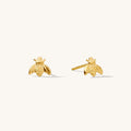 Honey Bee Stud Earrings