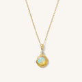 Opal Pebble Necklace - Reversible