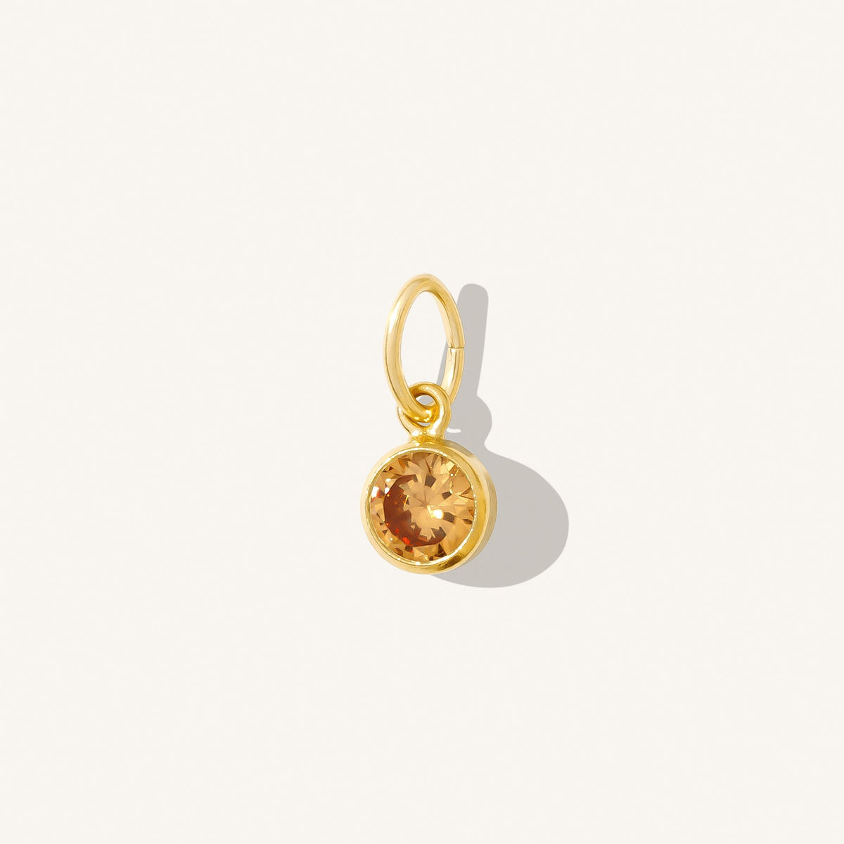 Dainty CZ Birthstone Charm