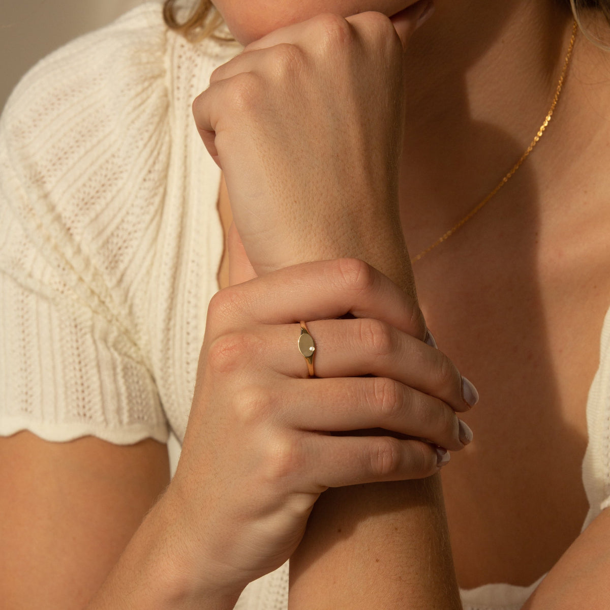 Diamond Signet Ring