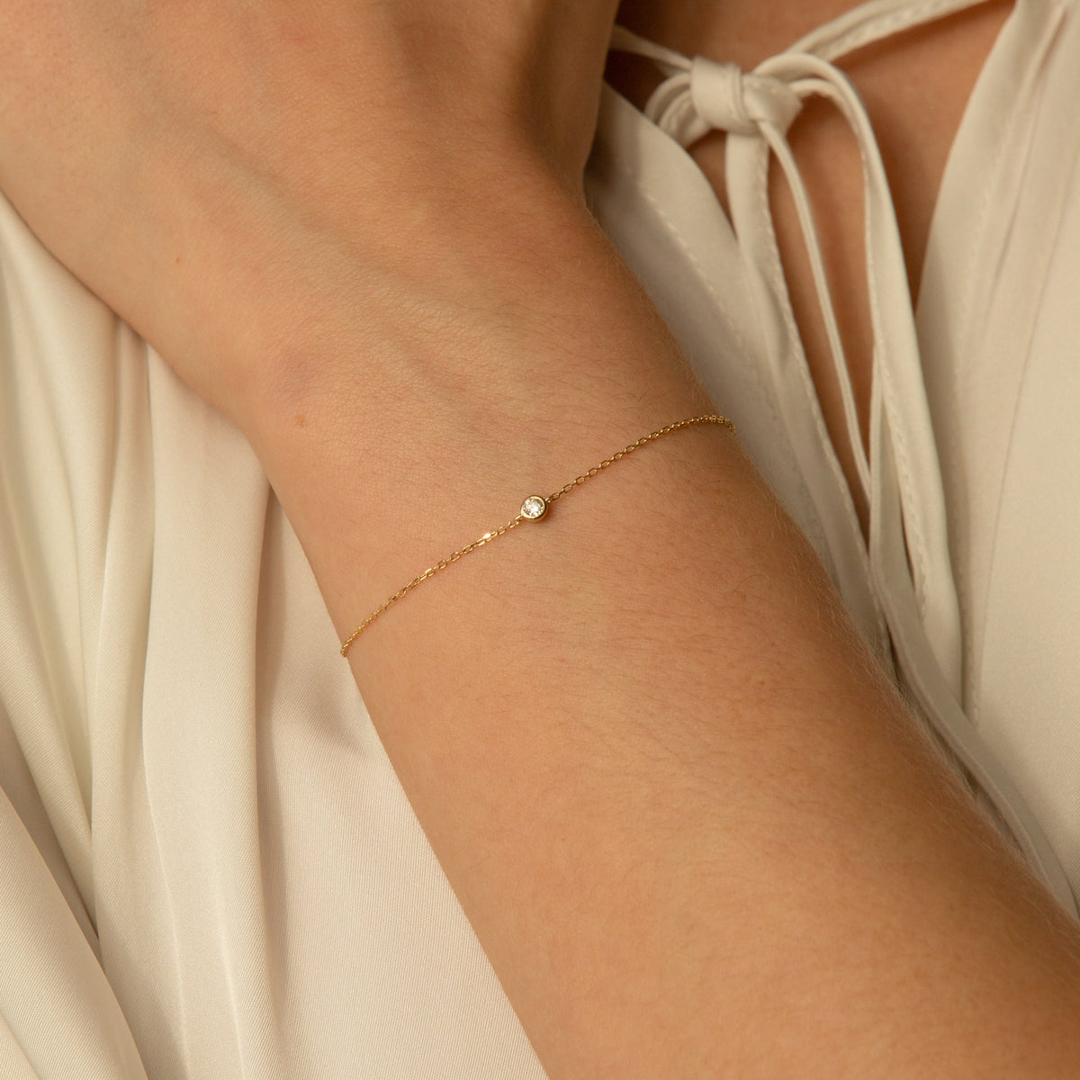 Diamond Bezel Bracelet