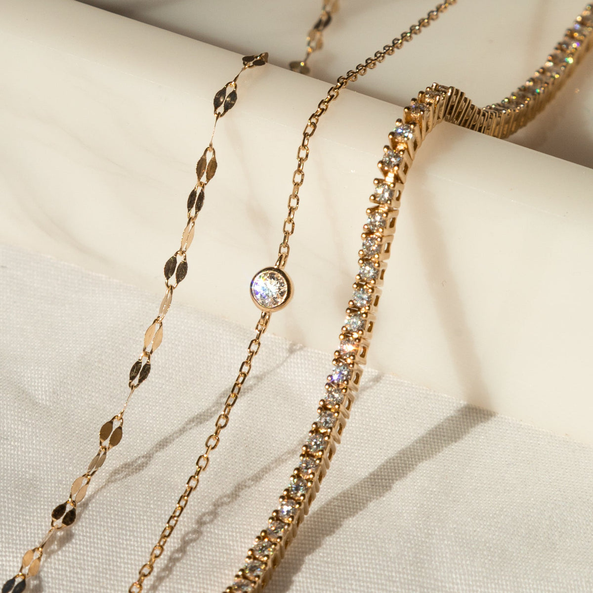 Diamond Bezel Bracelet