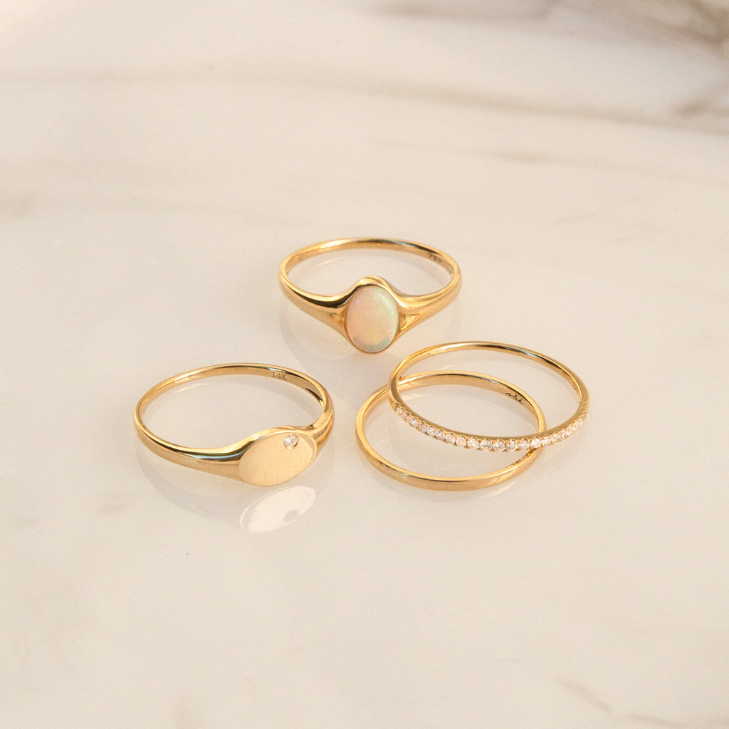 Diamond Signet Ring