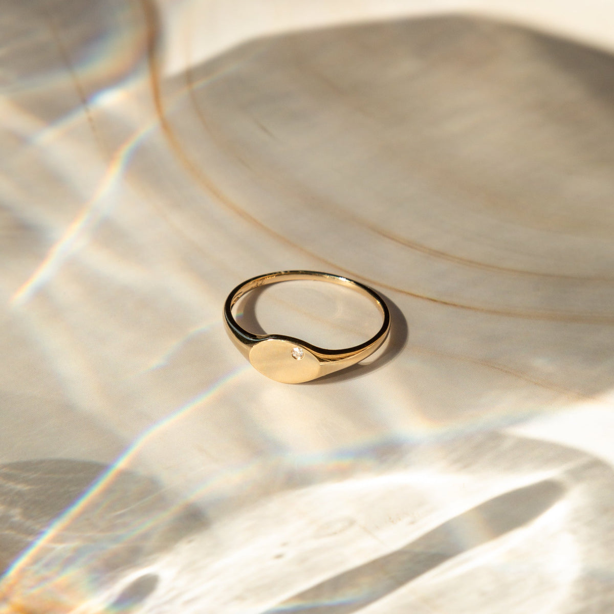 Diamond Signet Ring