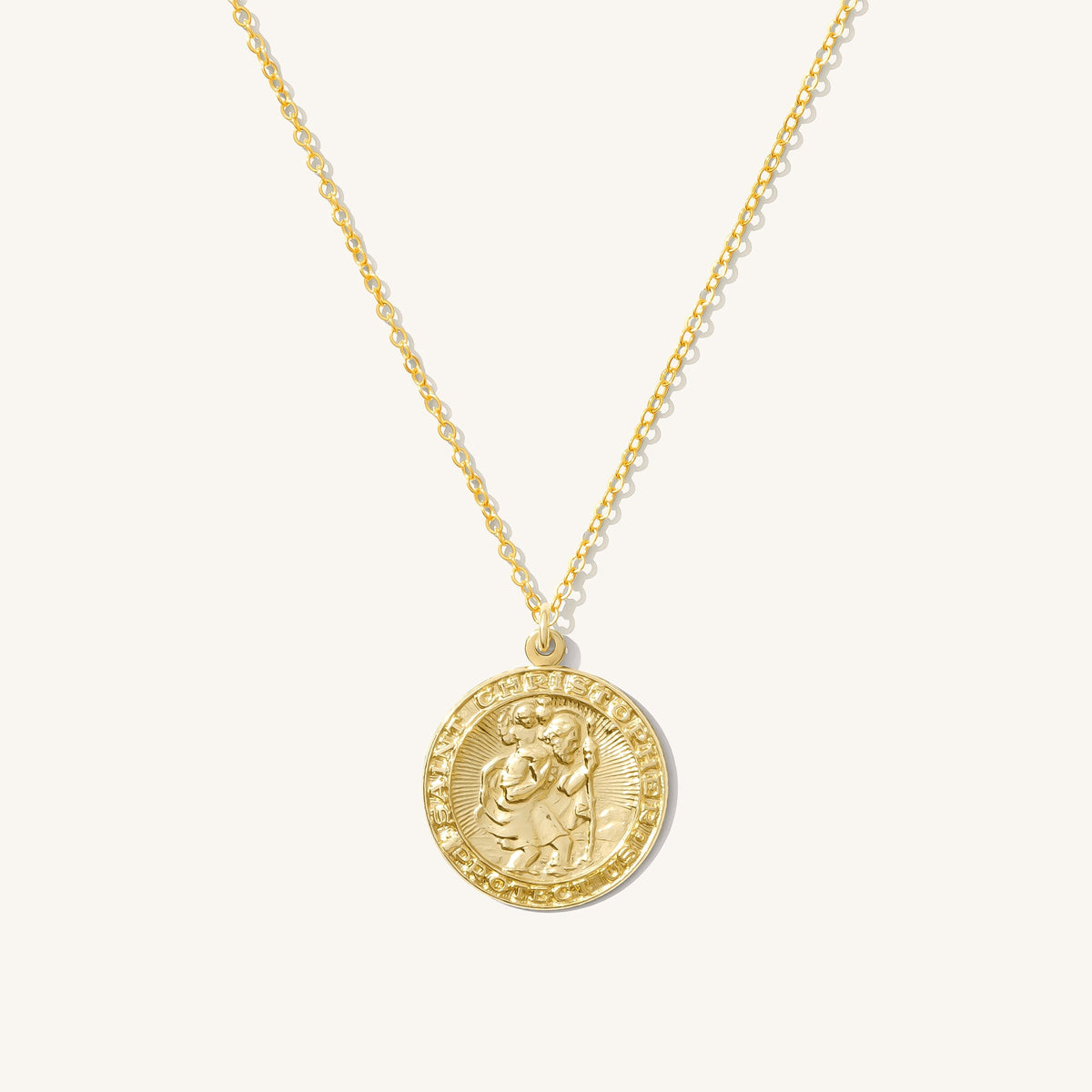 St. Christopher Medallion Necklace