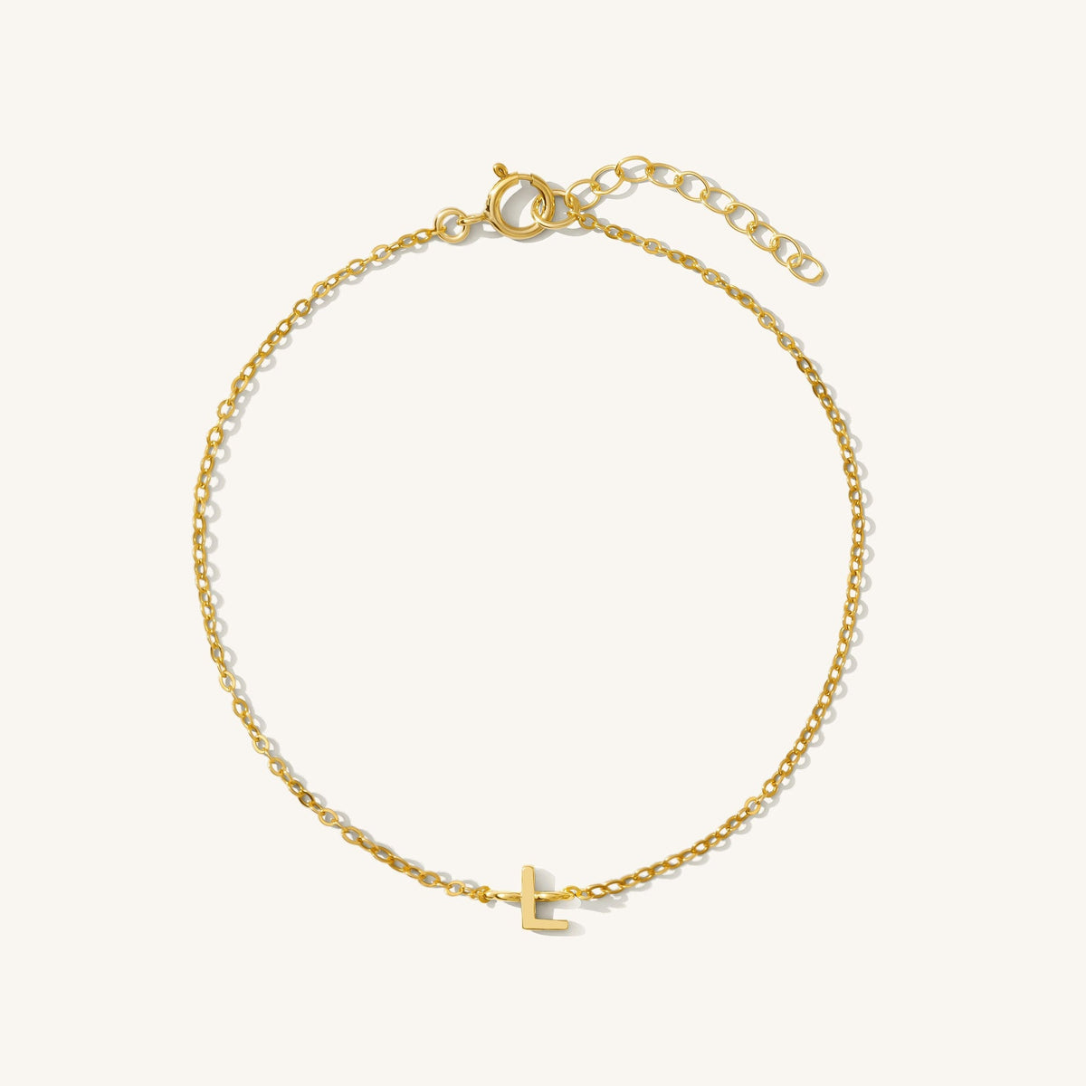 Tiny Initial Bracelet