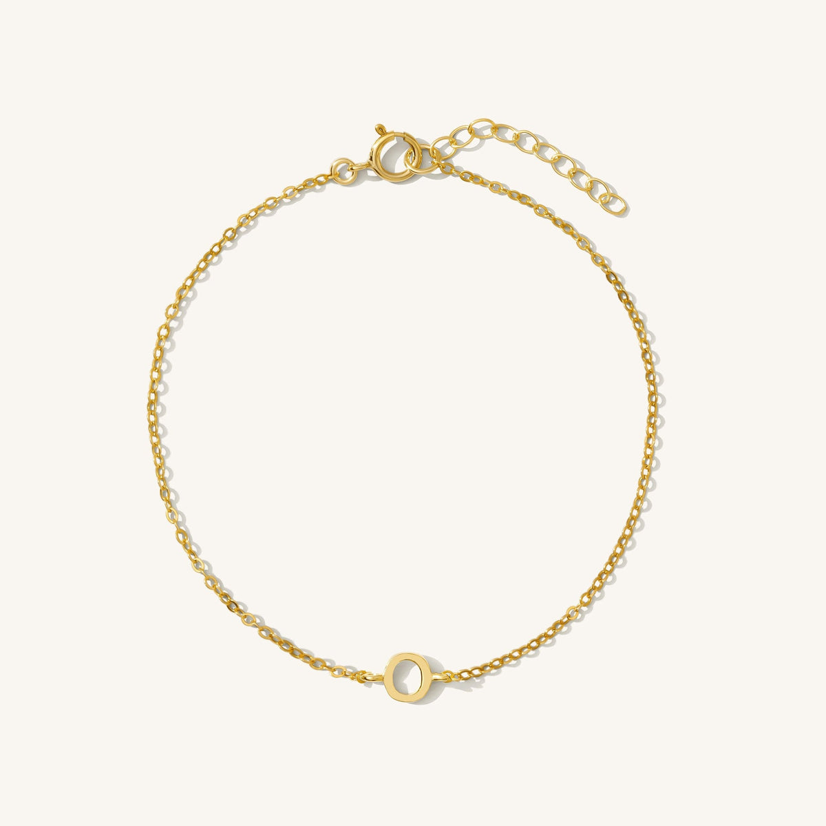 Tiny Initial Bracelet