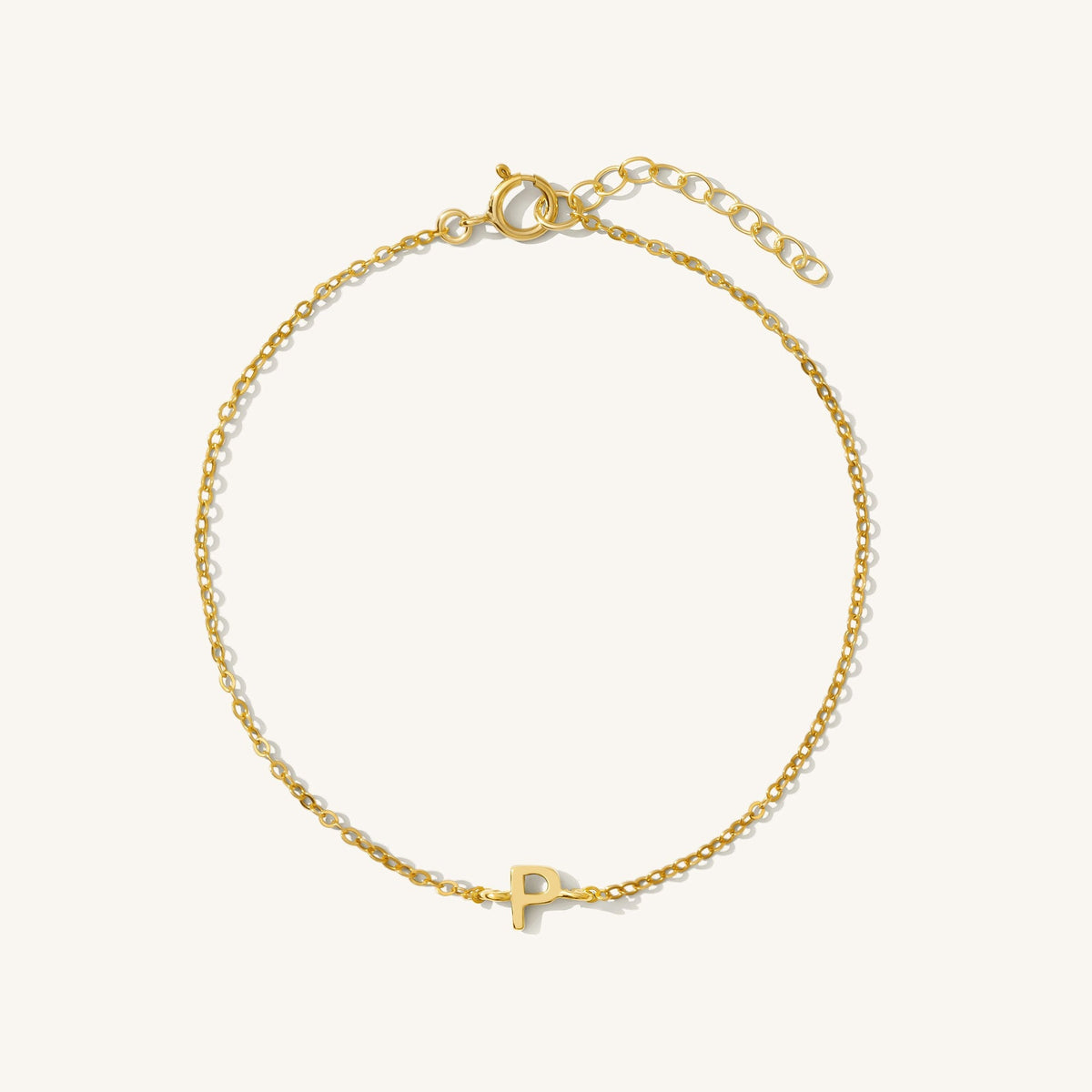Tiny Initial Bracelet