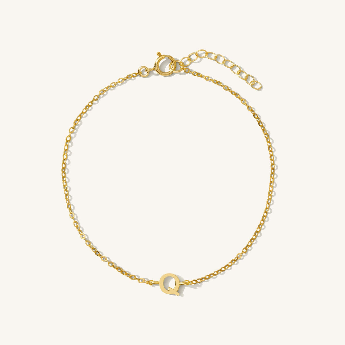 Tiny Initial Bracelet