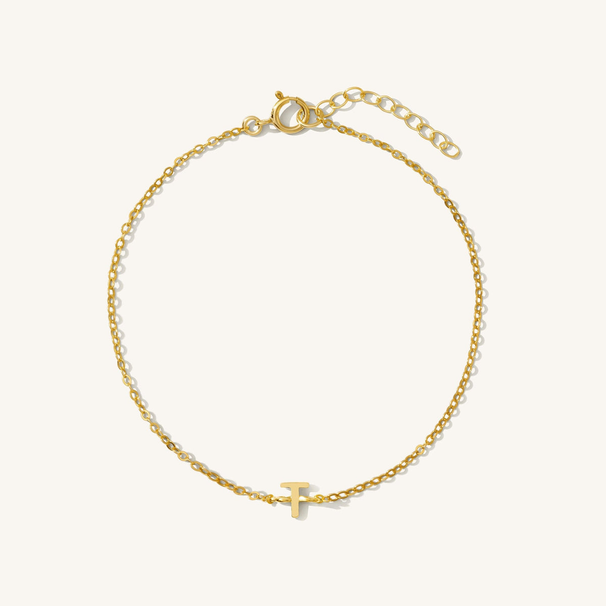 Tiny Initial Bracelet