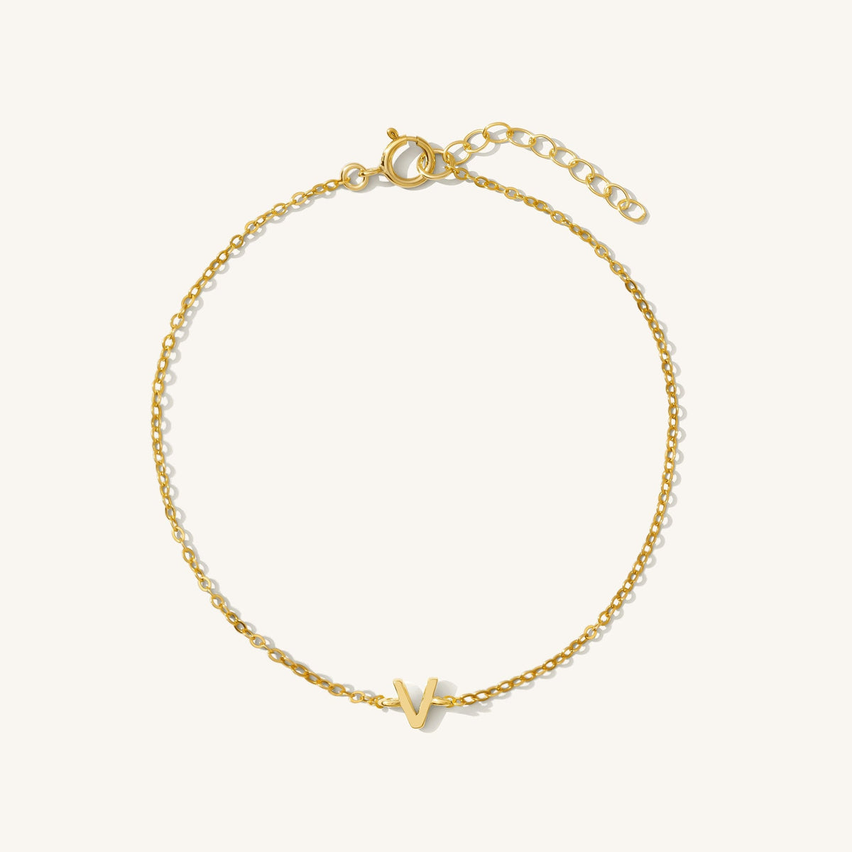 Tiny Initial Bracelet
