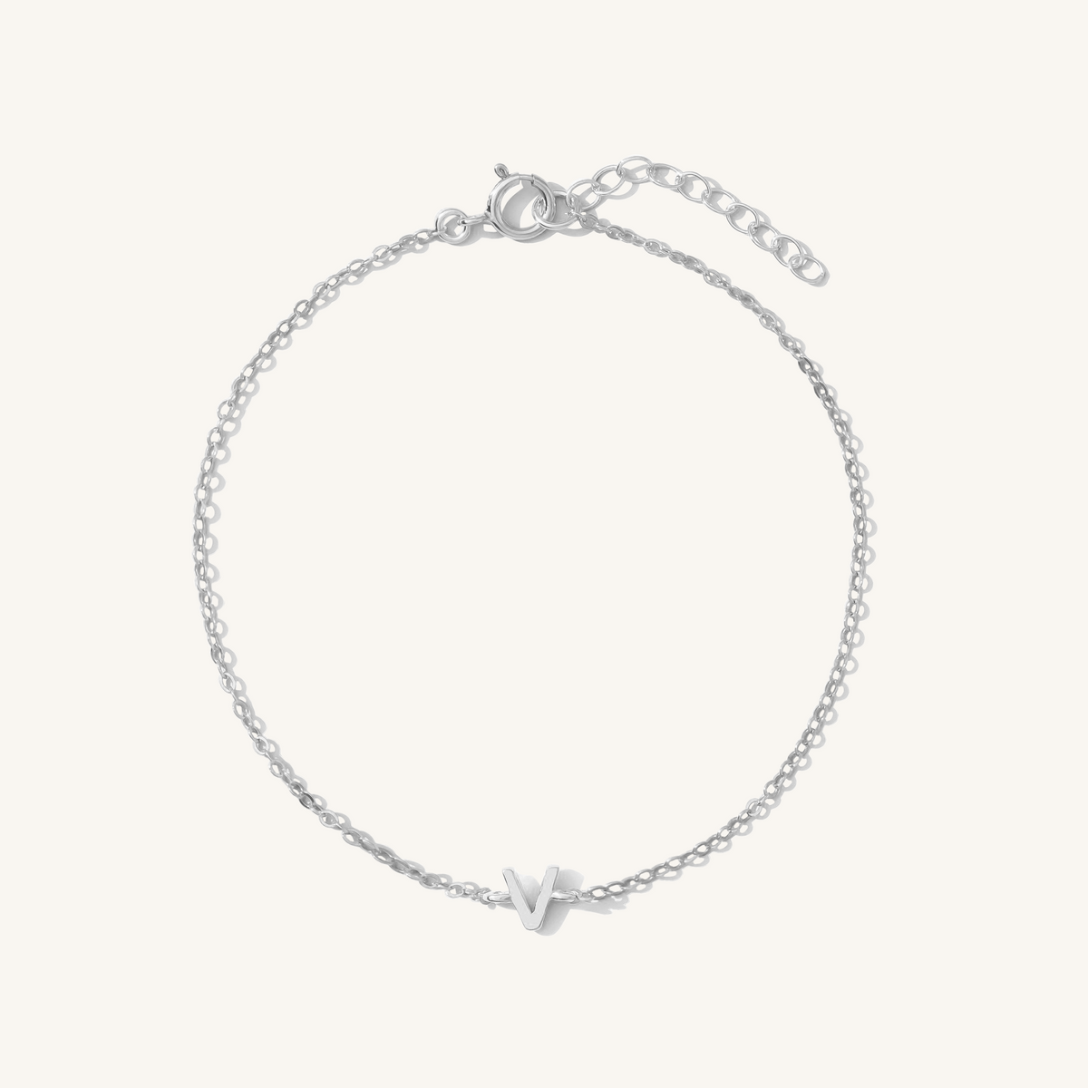 Tiny Initial Bracelet