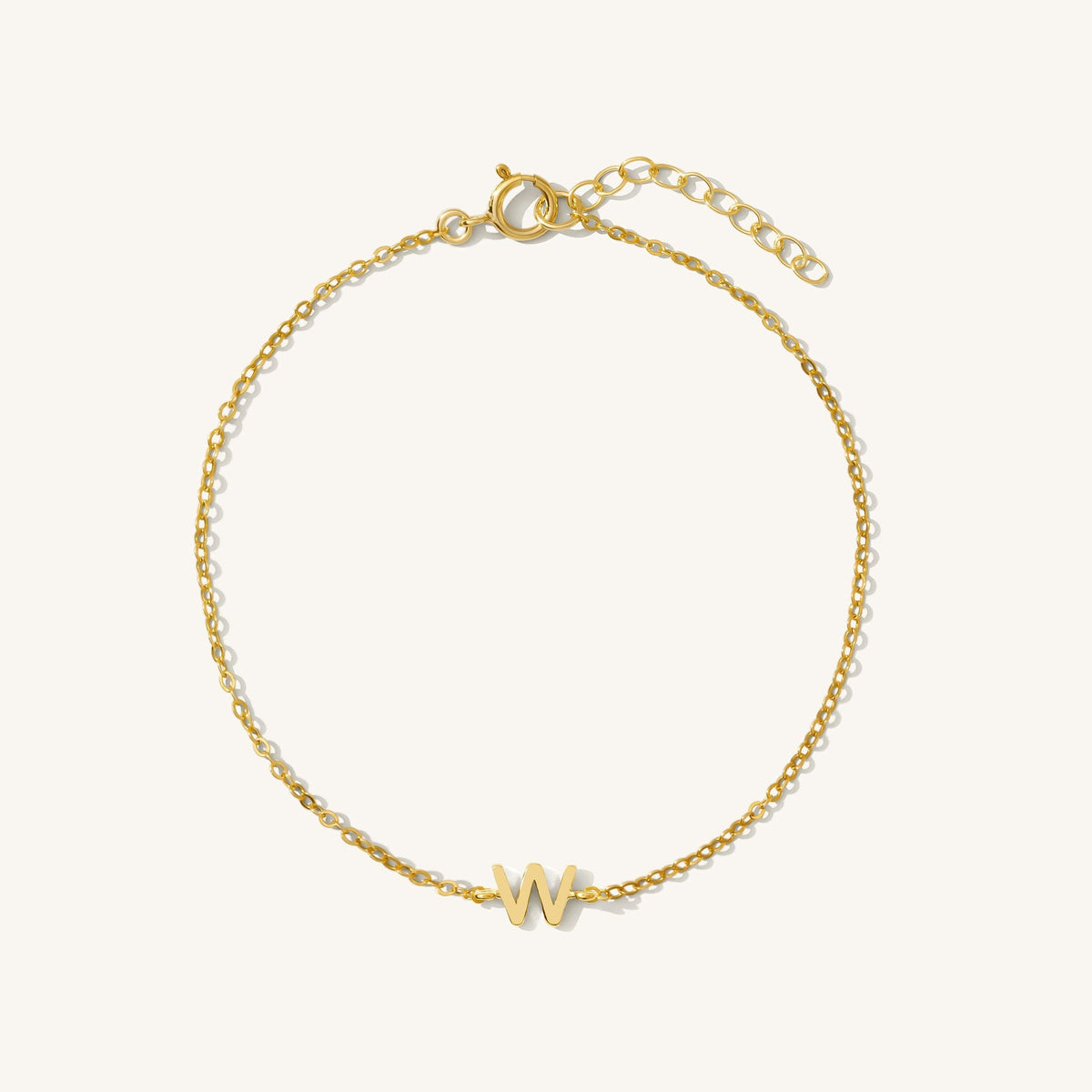 Tiny Initial Bracelet