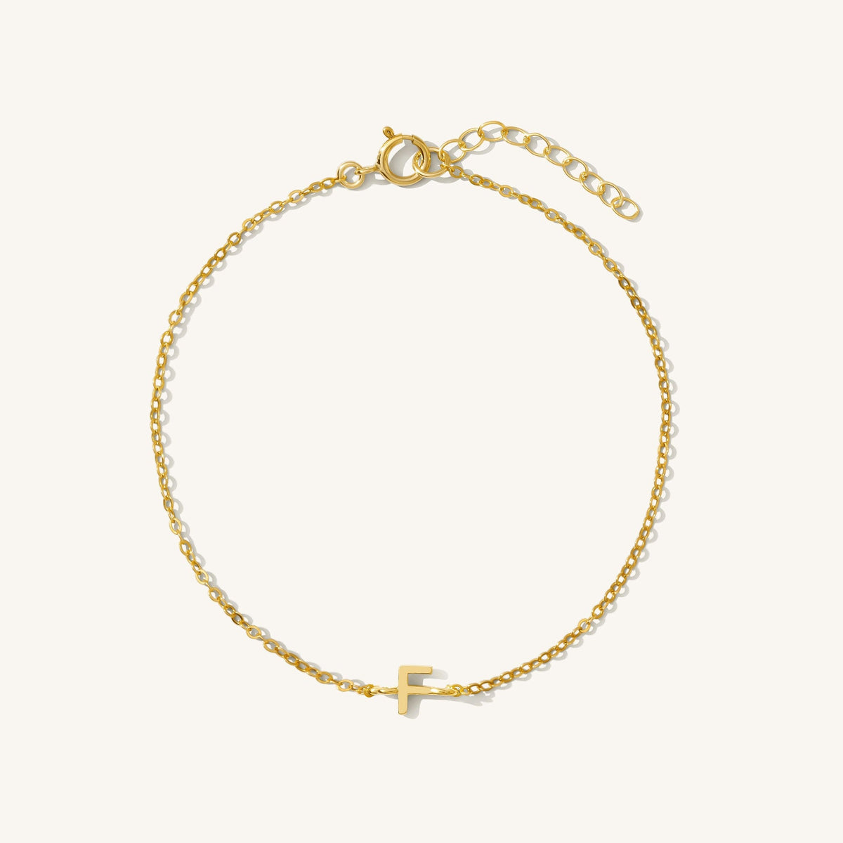 Tiny Initial Bracelet