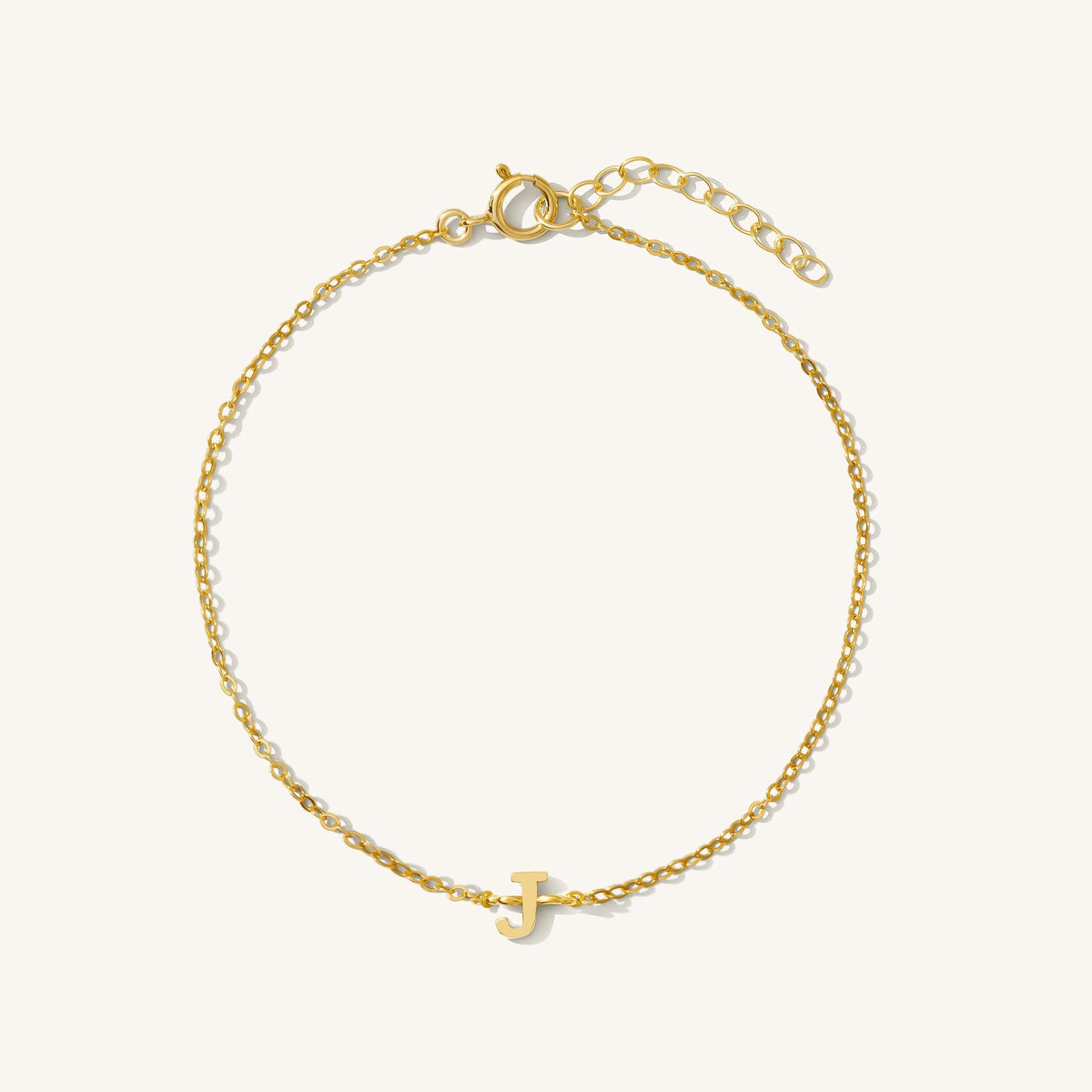 Tiny Initial Bracelet