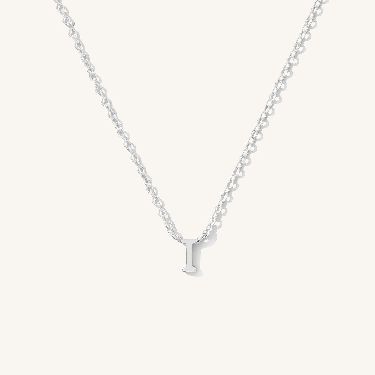 Tiny Initial Necklace