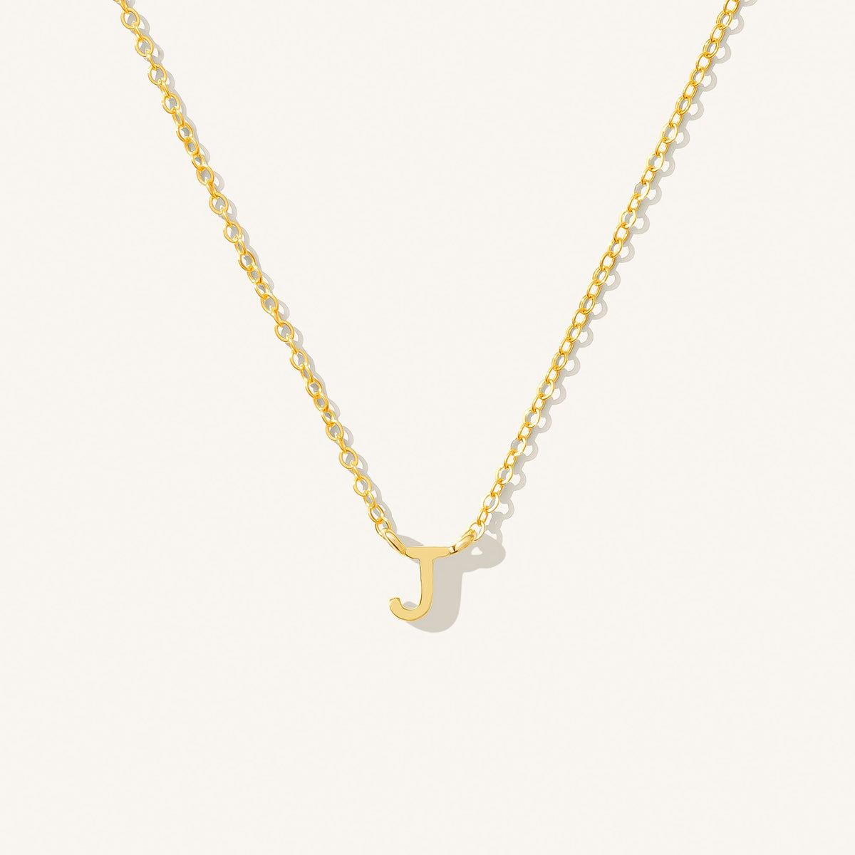Tiny Initial Necklace