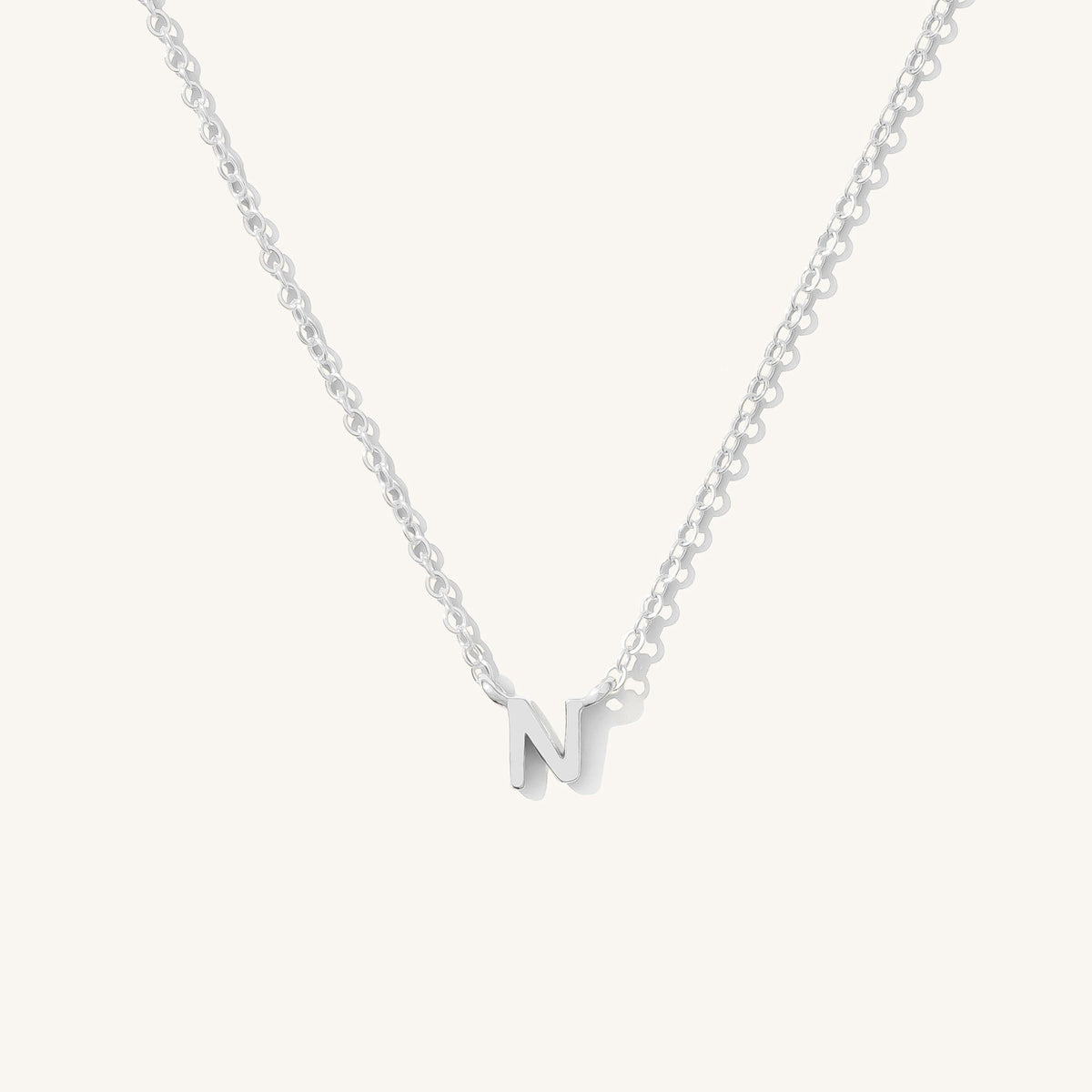Tiny Initial Necklace
