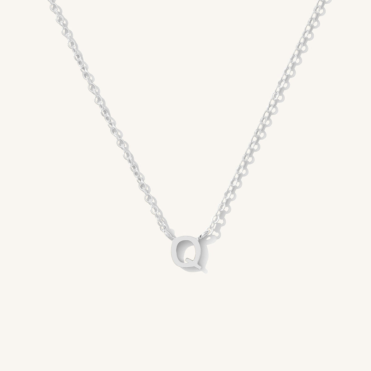 Tiny Initial Necklace