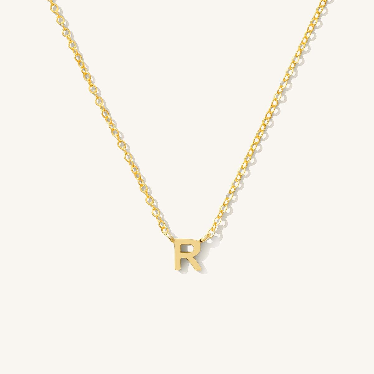 Tiny Initial Necklace