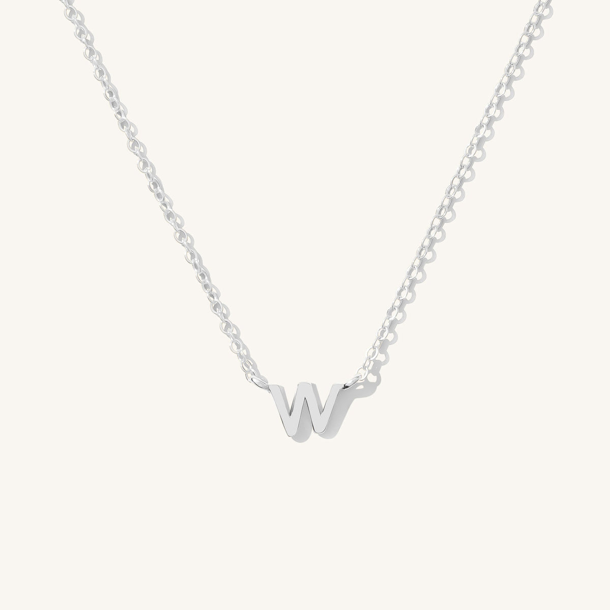Tiny Initial Necklace