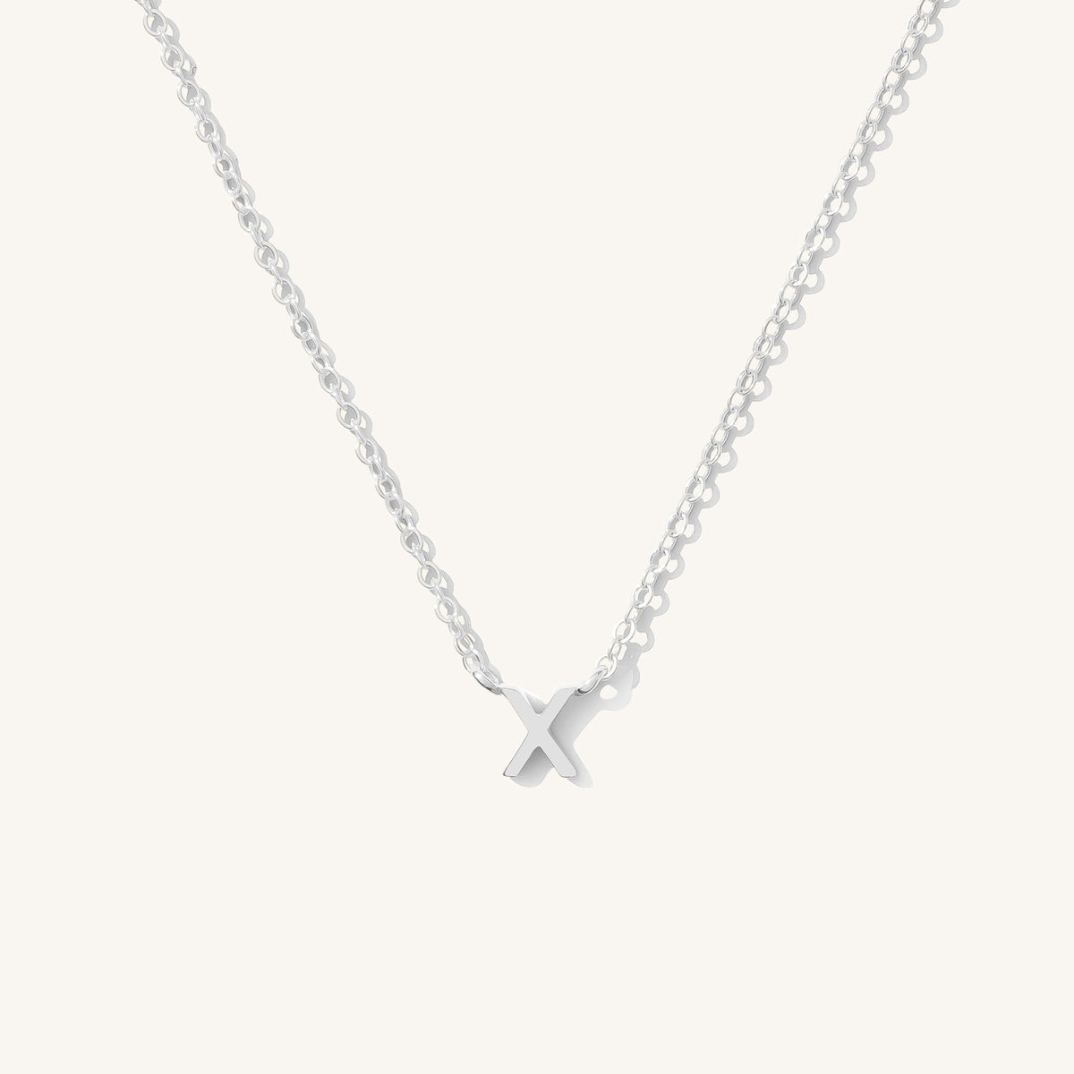 Tiny Initial Necklace