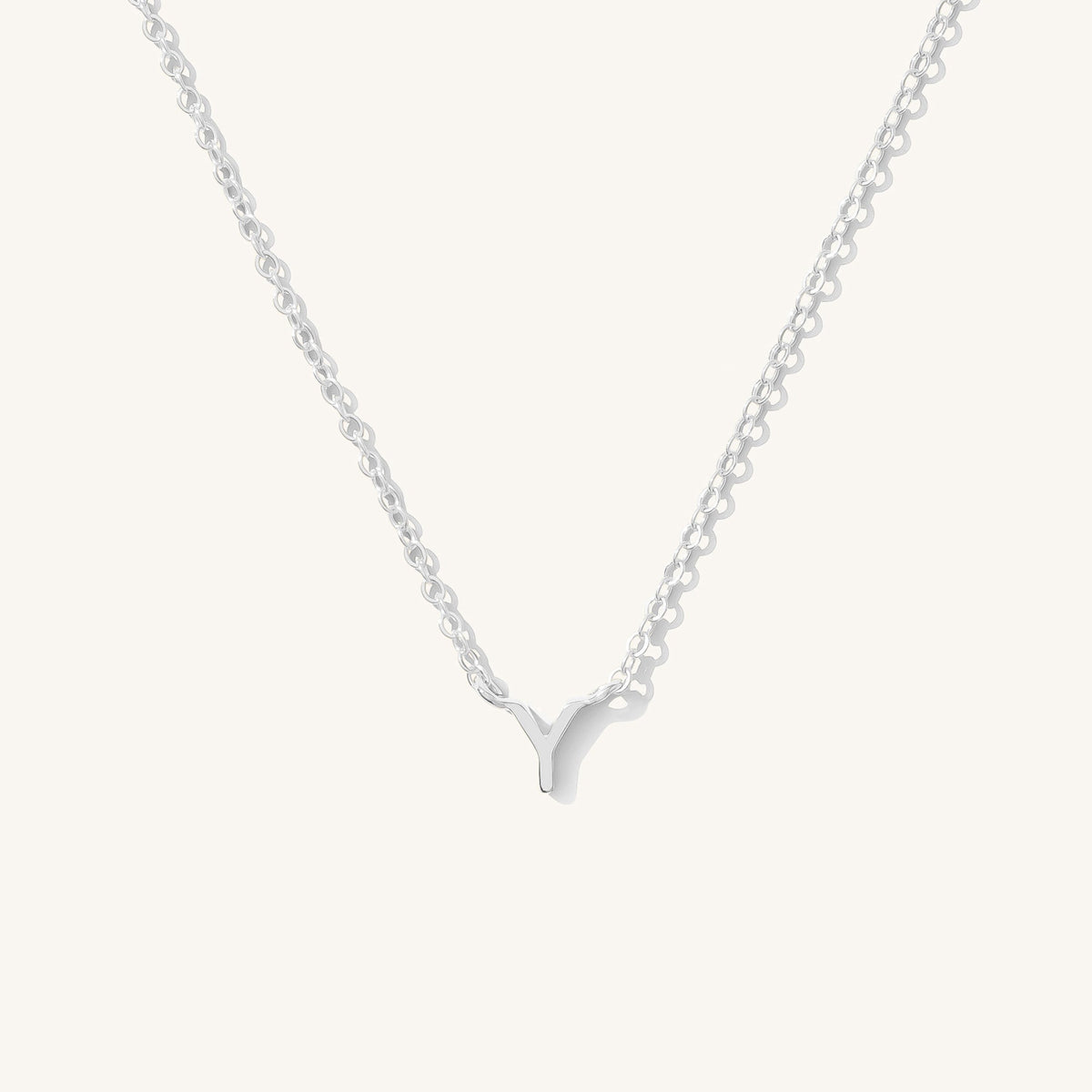 Tiny Initial Necklace