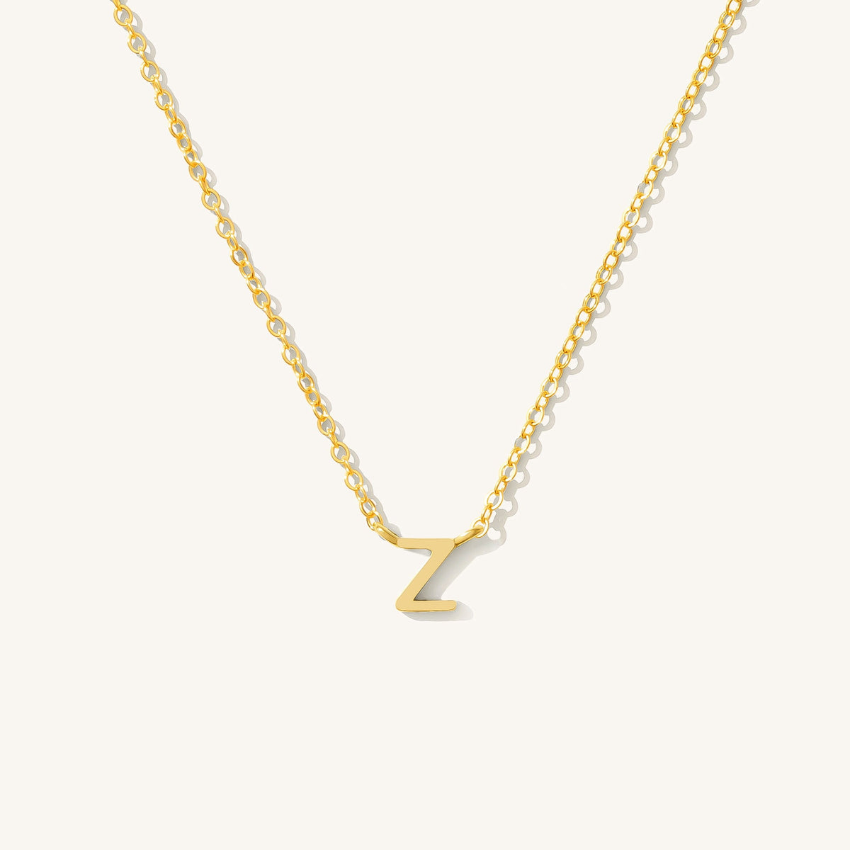 Tiny Initial Necklace