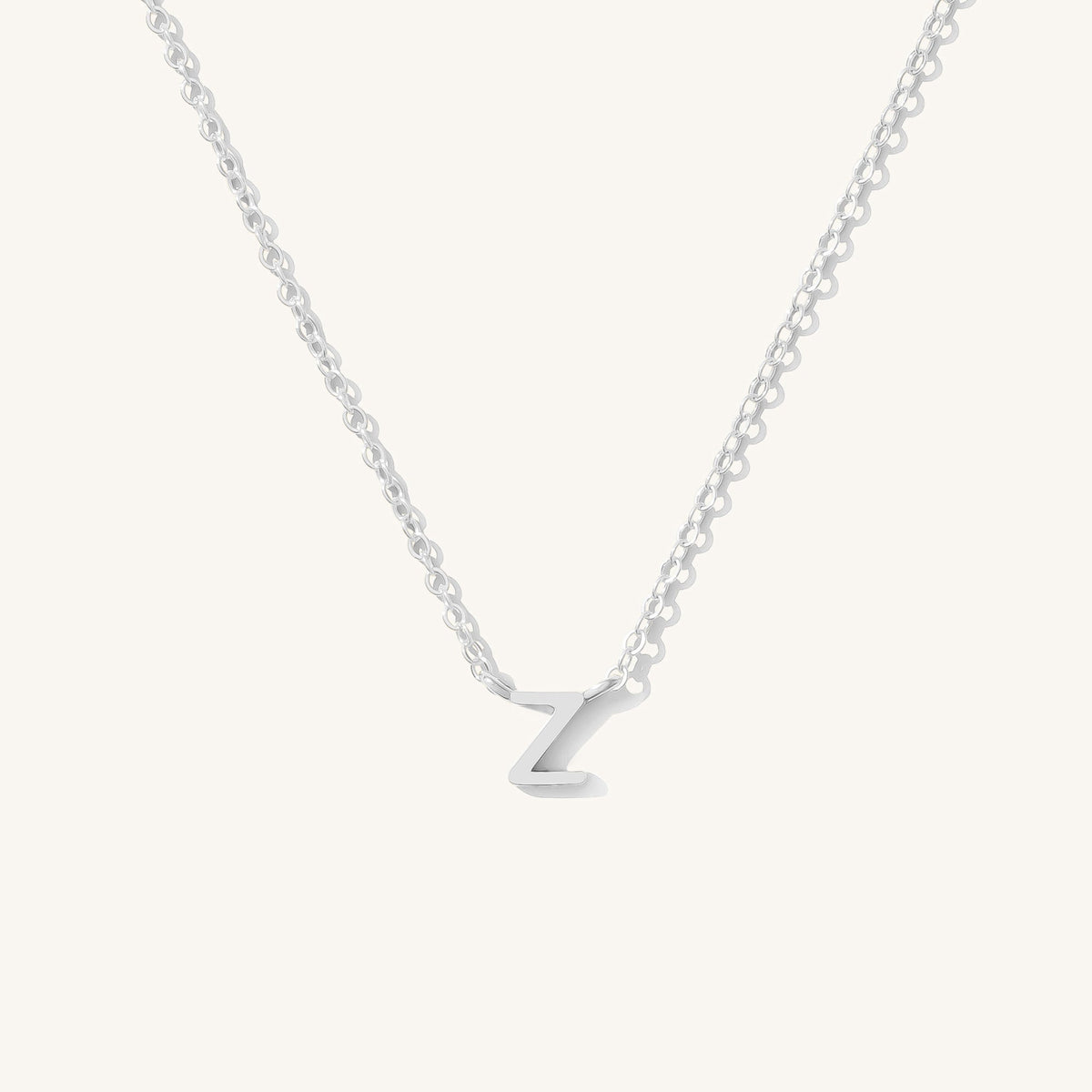 Tiny Initial Necklace