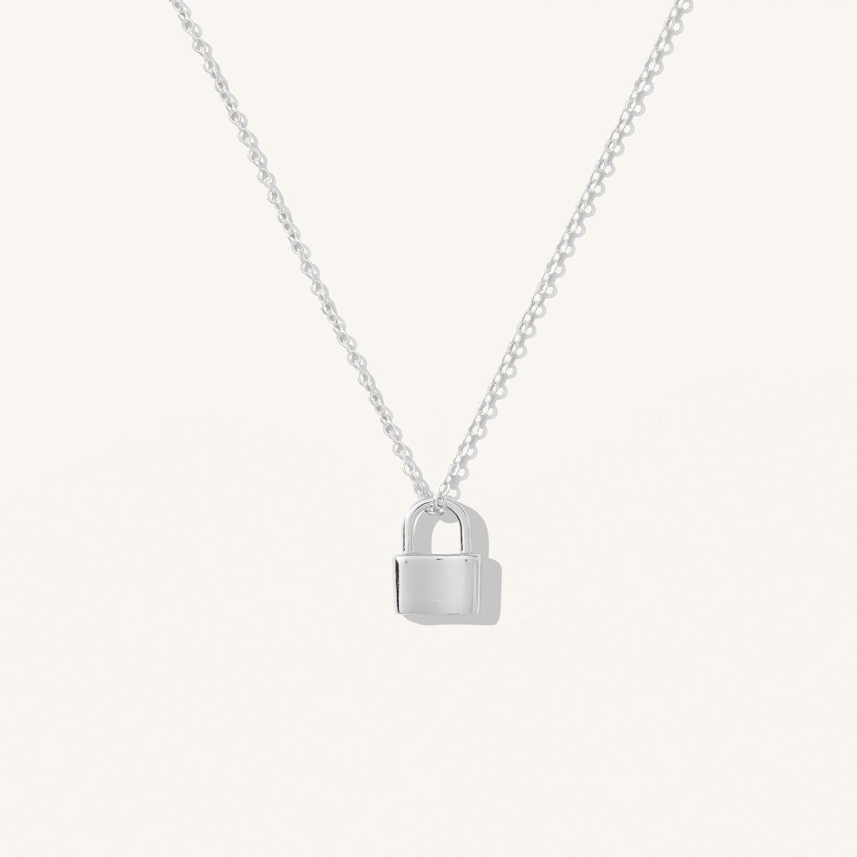 Tiny Lock Necklace